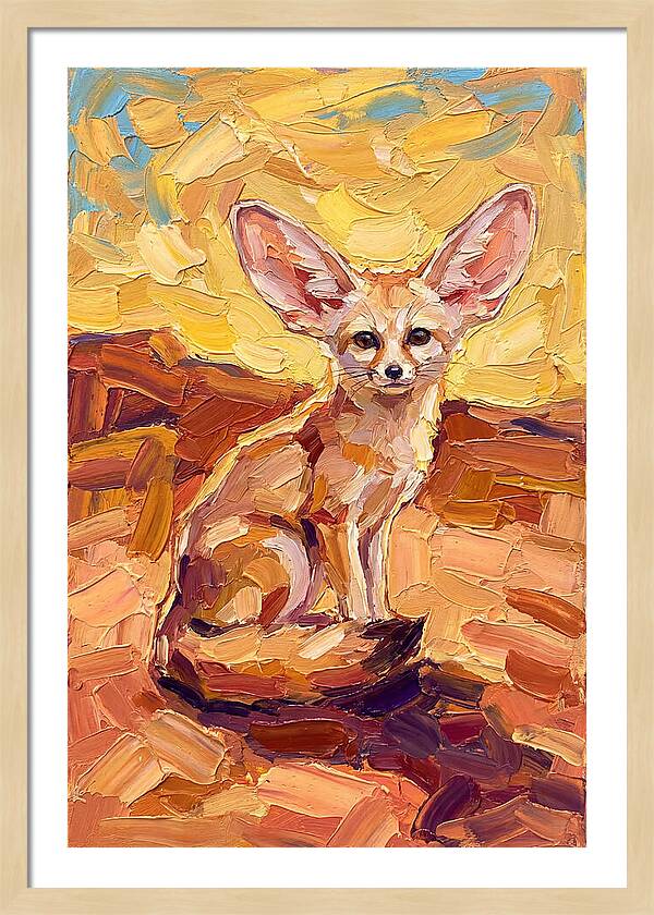 Fennec Fox In Warm Hues