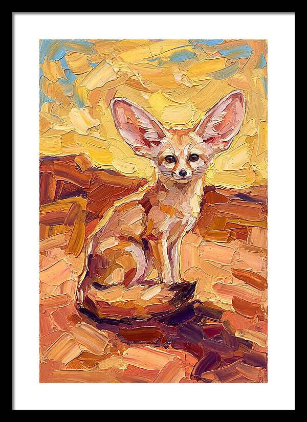 Fennec Fox In Warm Hues
