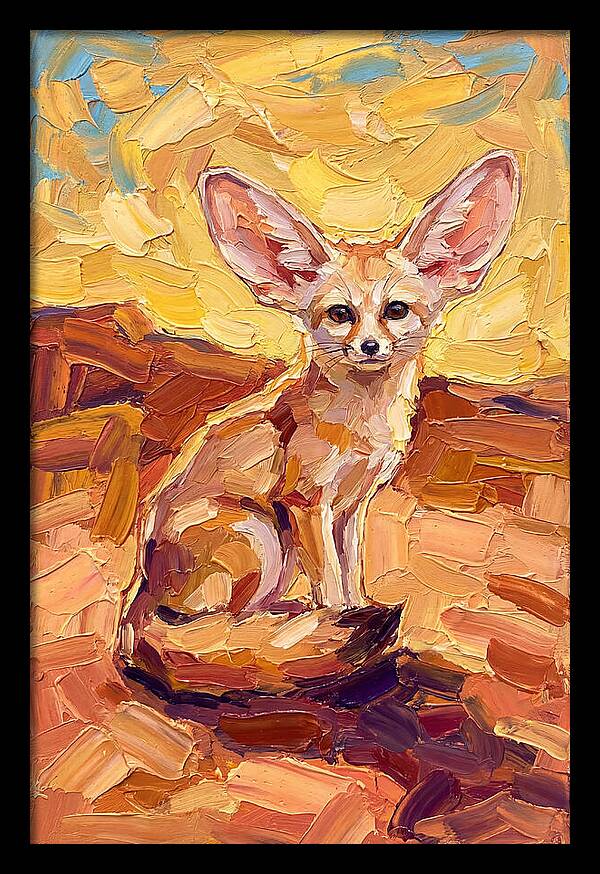 Fennec Fox In Warm Hues