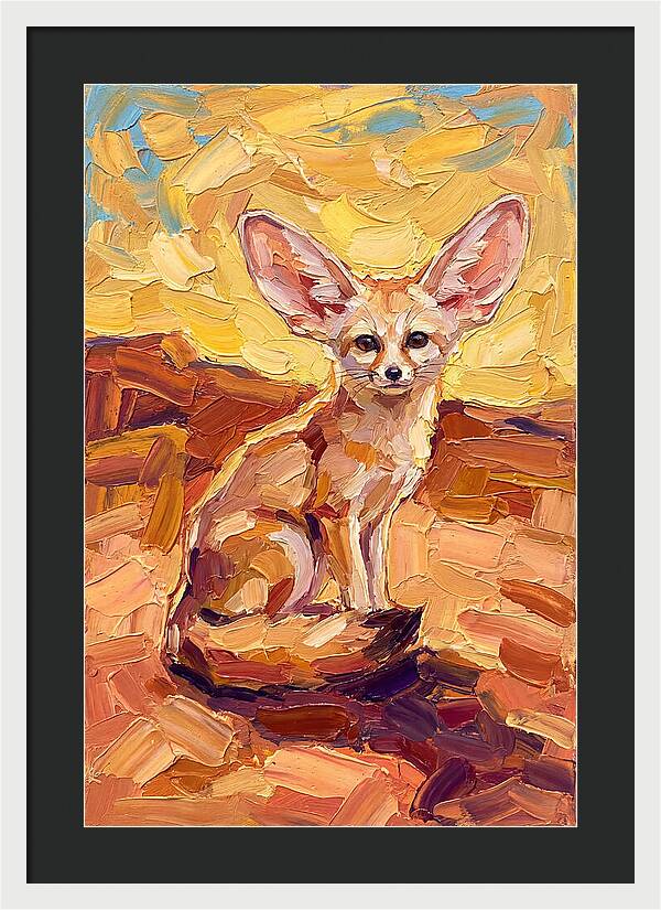 Fennec Fox In Warm Hues