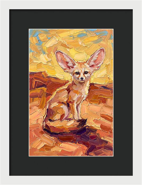 Fennec Fox In Warm Hues
