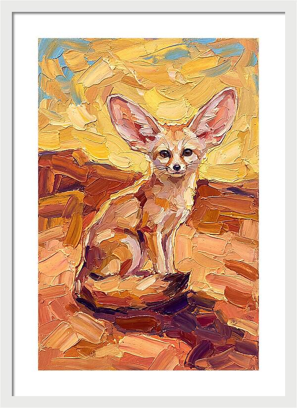 Fennec Fox In Warm Hues