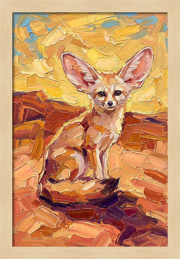 Fennec Fox In Warm Hues
