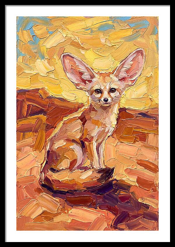 Fennec Fox In Warm Hues