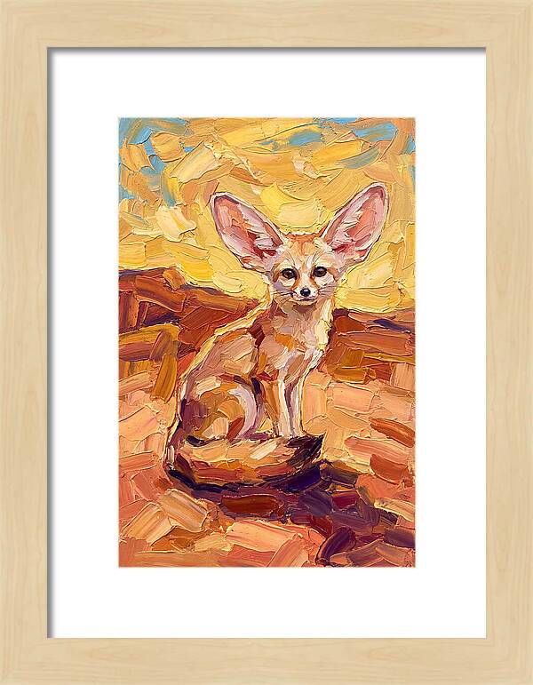 Fennec Fox In Warm Hues