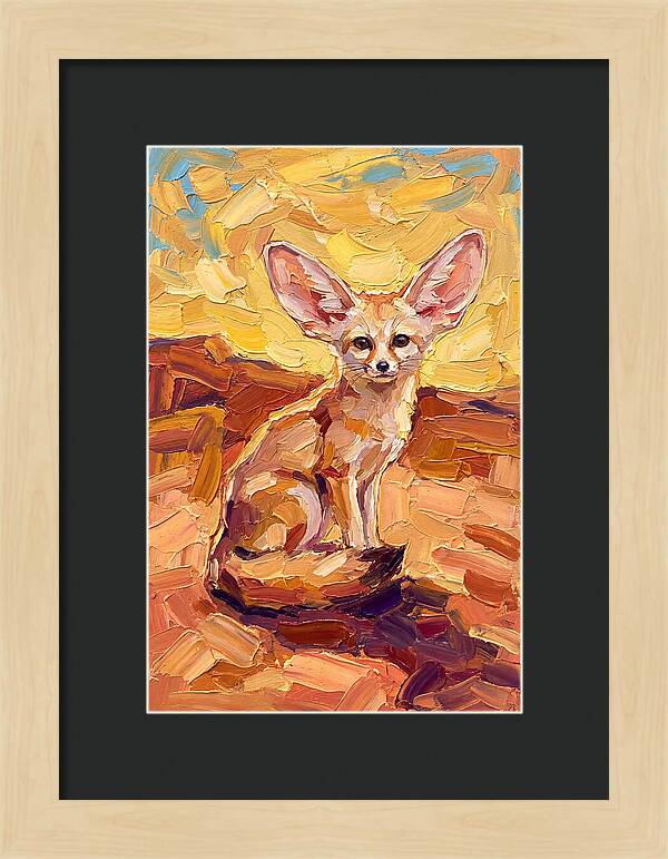 Fennec Fox In Warm Hues