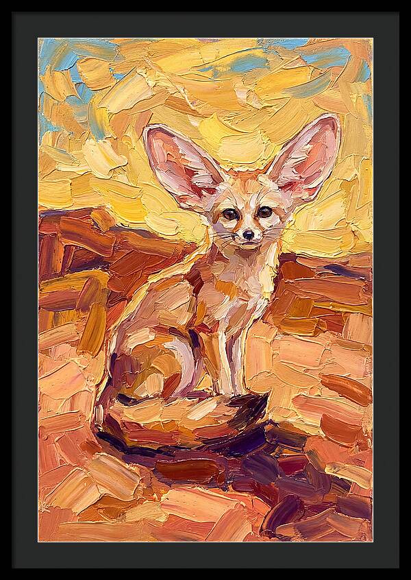 Fennec Fox In Warm Hues