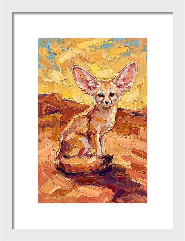 Fennec Fox In Warm Hues
