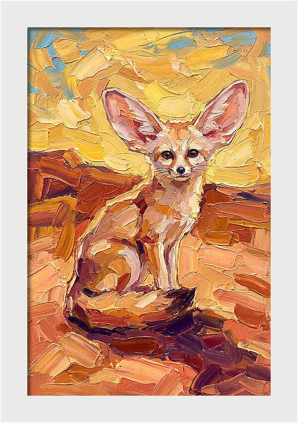 Fennec Fox In Warm Hues