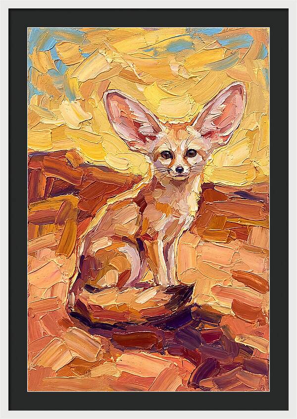 Fennec Fox In Warm Hues