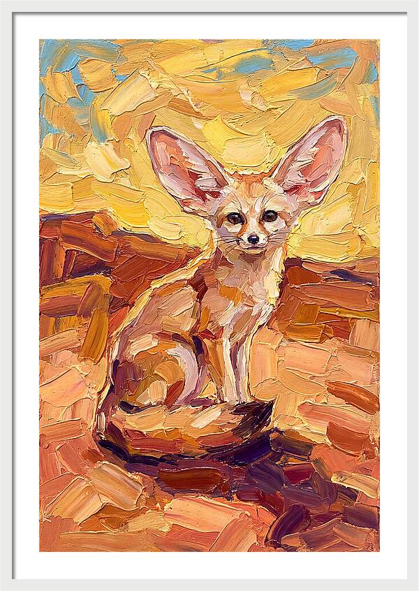 Fennec Fox In Warm Hues