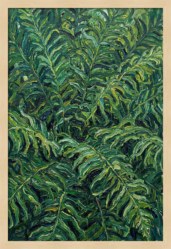 Fern Fronds In Expressionist Style
