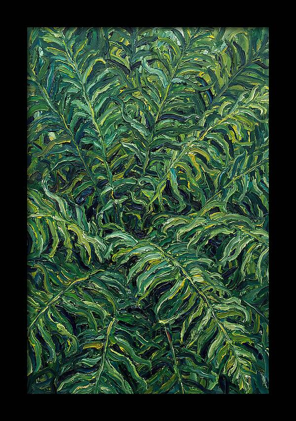 Fern Fronds In Expressionist Style