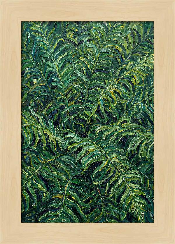 Fern Fronds In Expressionist Style