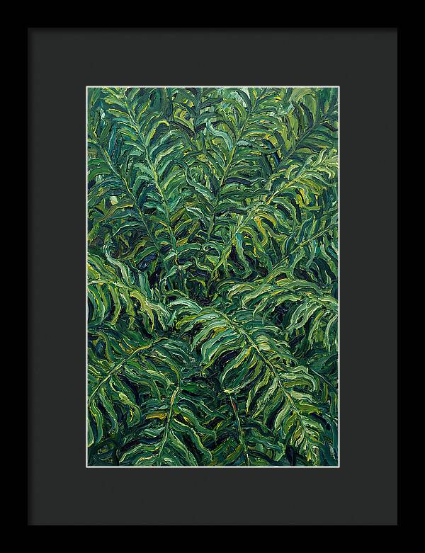 Fern Fronds In Expressionist Style