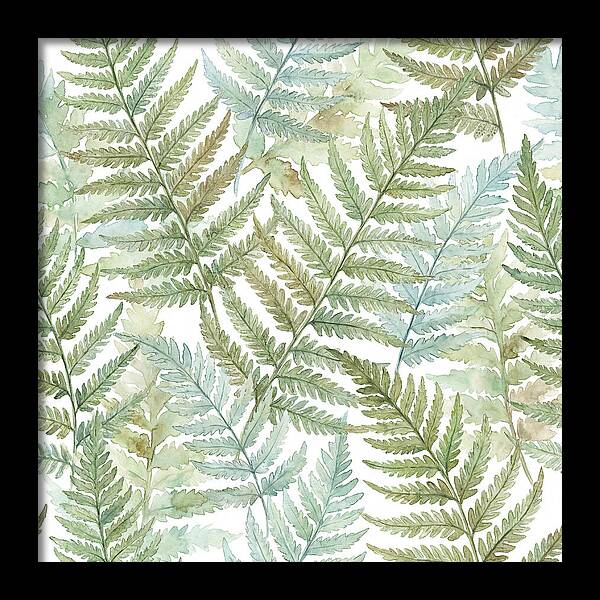 Fern Fronds Watercolor Delight