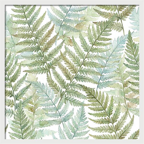Fern Fronds Watercolor Delight