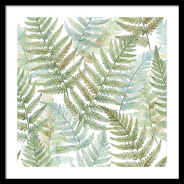 Fern Fronds Watercolor Delight