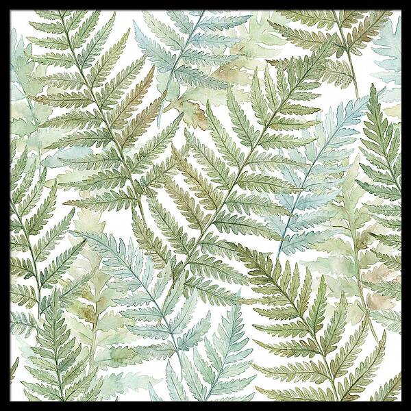 Fern Fronds Watercolor Delight