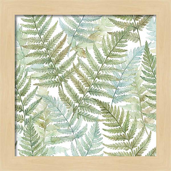Fern Fronds Watercolor Delight