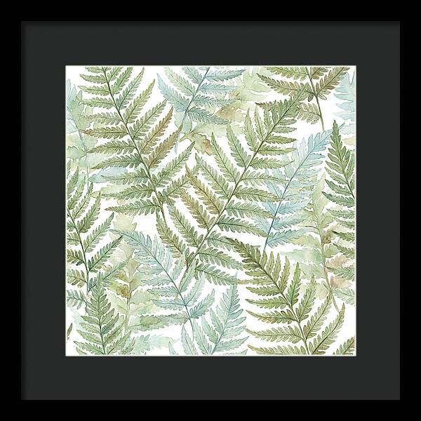 Fern Fronds Watercolor Delight