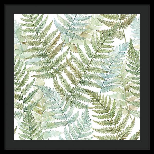 Fern Fronds Watercolor Delight
