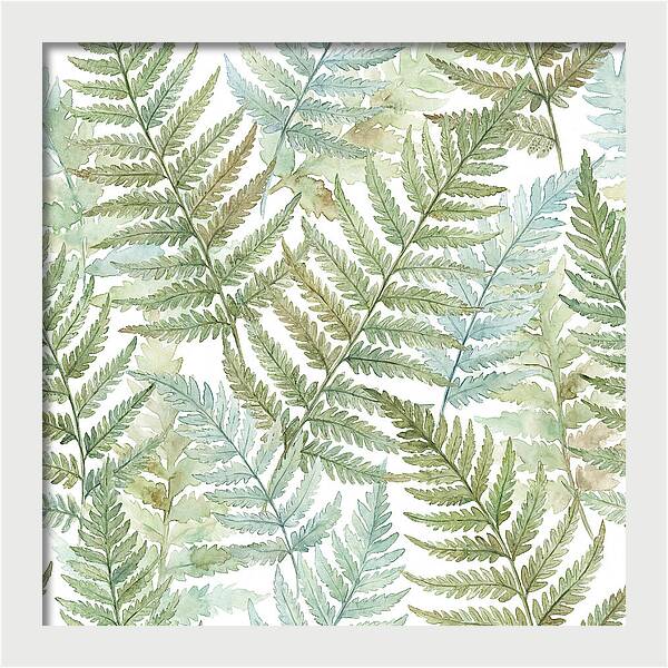 Fern Fronds Watercolor Delight
