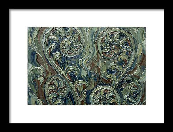 Fern Swirls In Earthy Tones