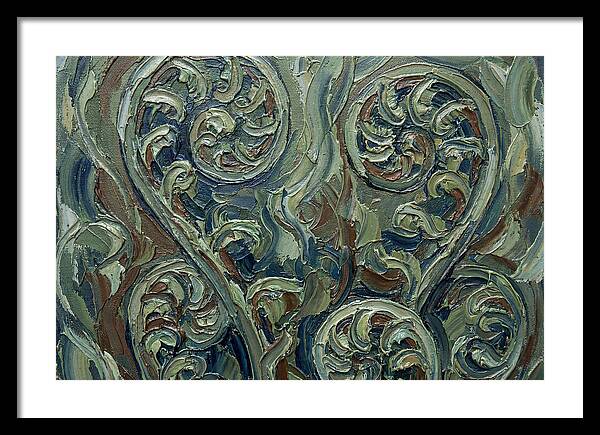 Fern Swirls In Earthy Tones