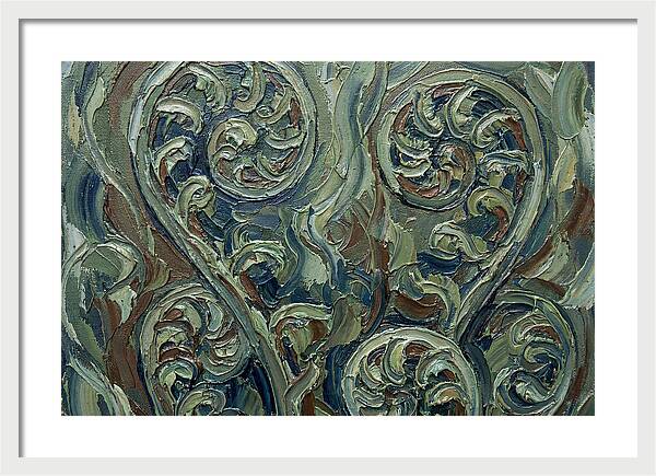 Fern Swirls In Earthy Tones