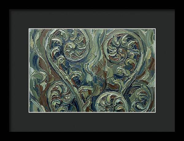 Fern Swirls In Earthy Tones