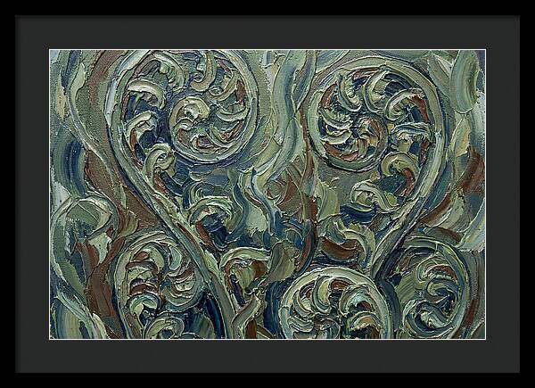 Fern Swirls In Earthy Tones