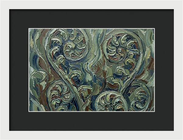 Fern Swirls In Earthy Tones