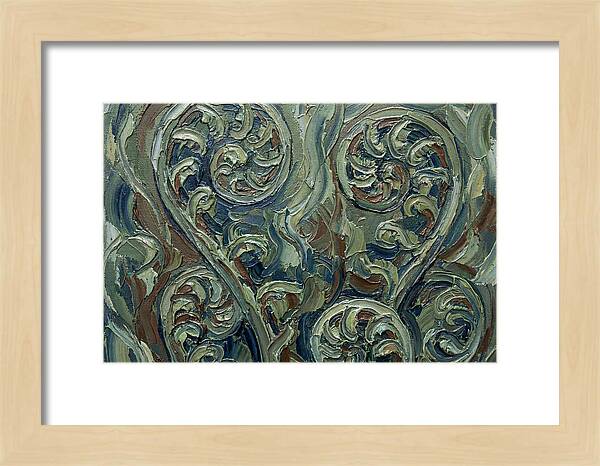 Fern Swirls In Earthy Tones