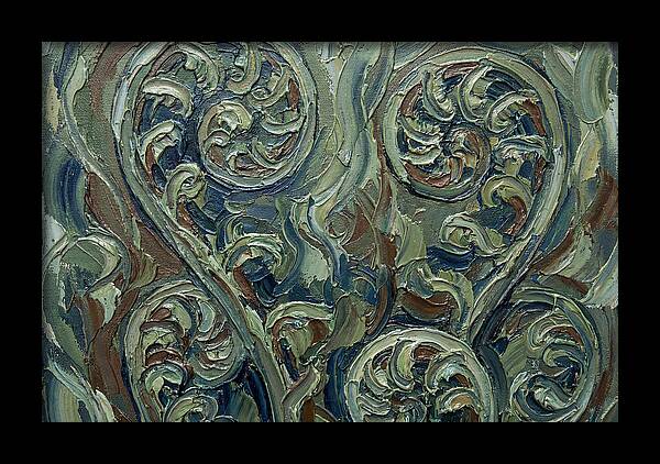 Fern Swirls In Earthy Tones