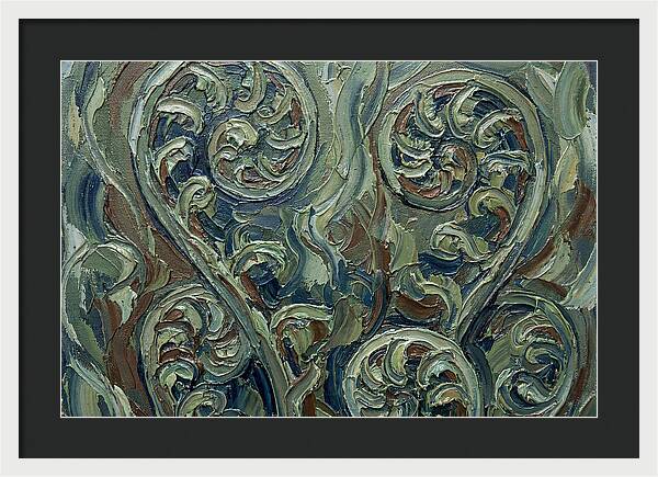 Fern Swirls In Earthy Tones