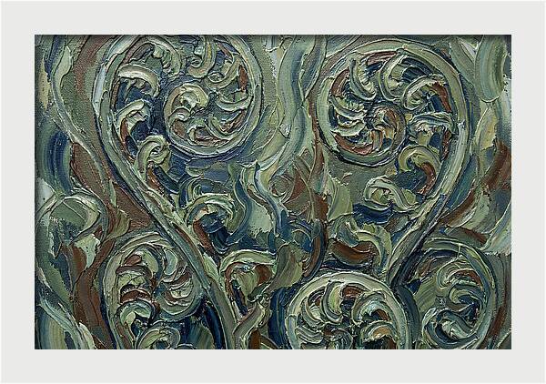 Fern Swirls In Earthy Tones