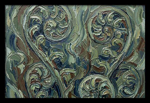 Fern Swirls In Earthy Tones