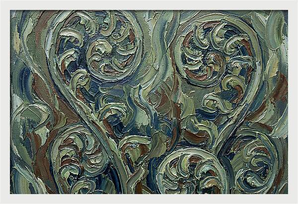 Fern Swirls In Earthy Tones