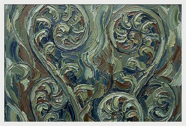 Fern Swirls In Earthy Tones