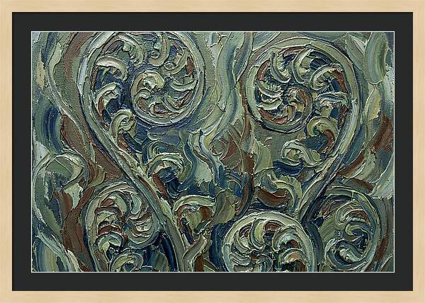Fern Swirls In Earthy Tones
