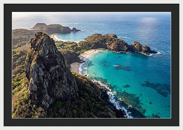 Fernando De Noronha From Morro Do Pico Viewpoint