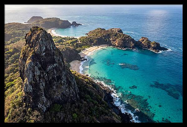Fernando De Noronha From Morro Do Pico Viewpoint