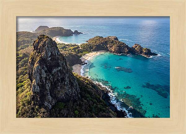 Fernando De Noronha From Morro Do Pico Viewpoint