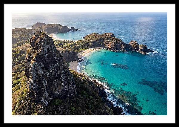 Fernando De Noronha From Morro Do Pico Viewpoint