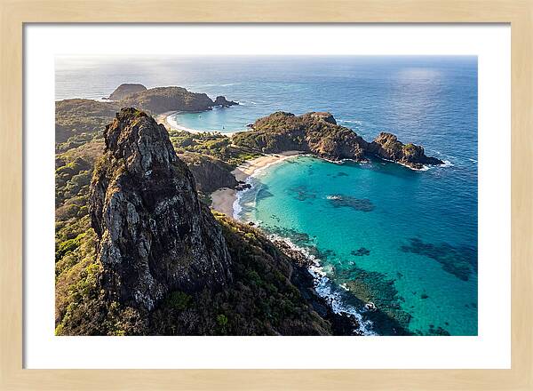 Fernando De Noronha From Morro Do Pico Viewpoint