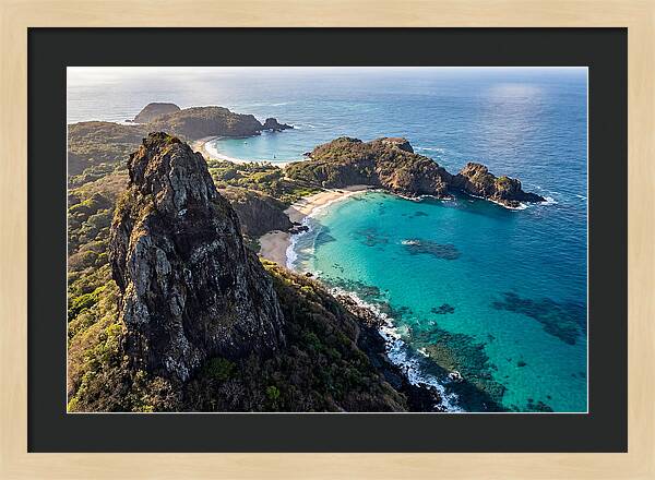 Fernando De Noronha From Morro Do Pico Viewpoint