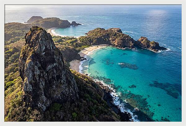 Fernando De Noronha From Morro Do Pico Viewpoint