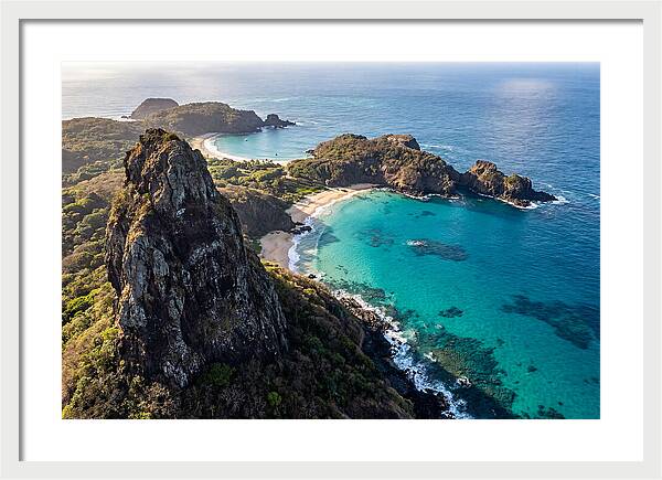 Fernando De Noronha From Morro Do Pico Viewpoint
