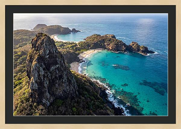 Fernando De Noronha From Morro Do Pico Viewpoint
